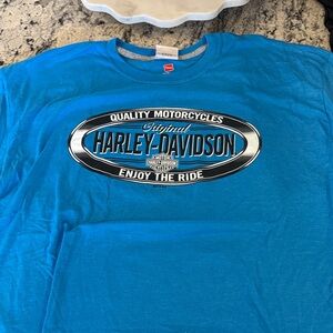Harley-Davidson Teal Short Sleeve Tee